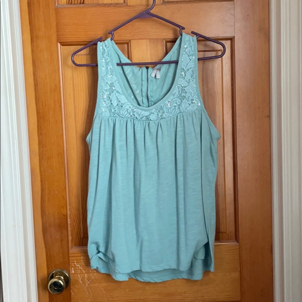 Zipper Back Tank